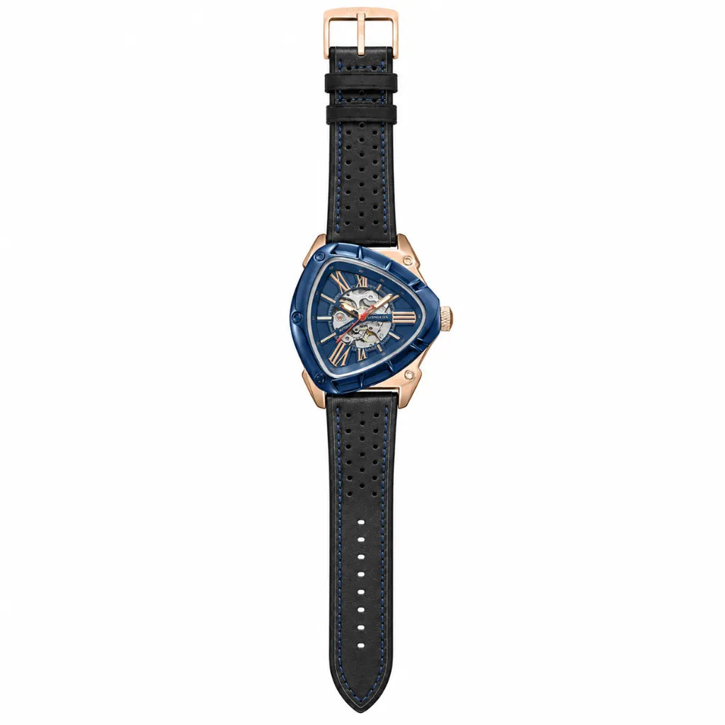 LONGLUX_Relogio_de_pulso_Masculino_Automatico_Esportivo-em_Couro_Azul_45MM