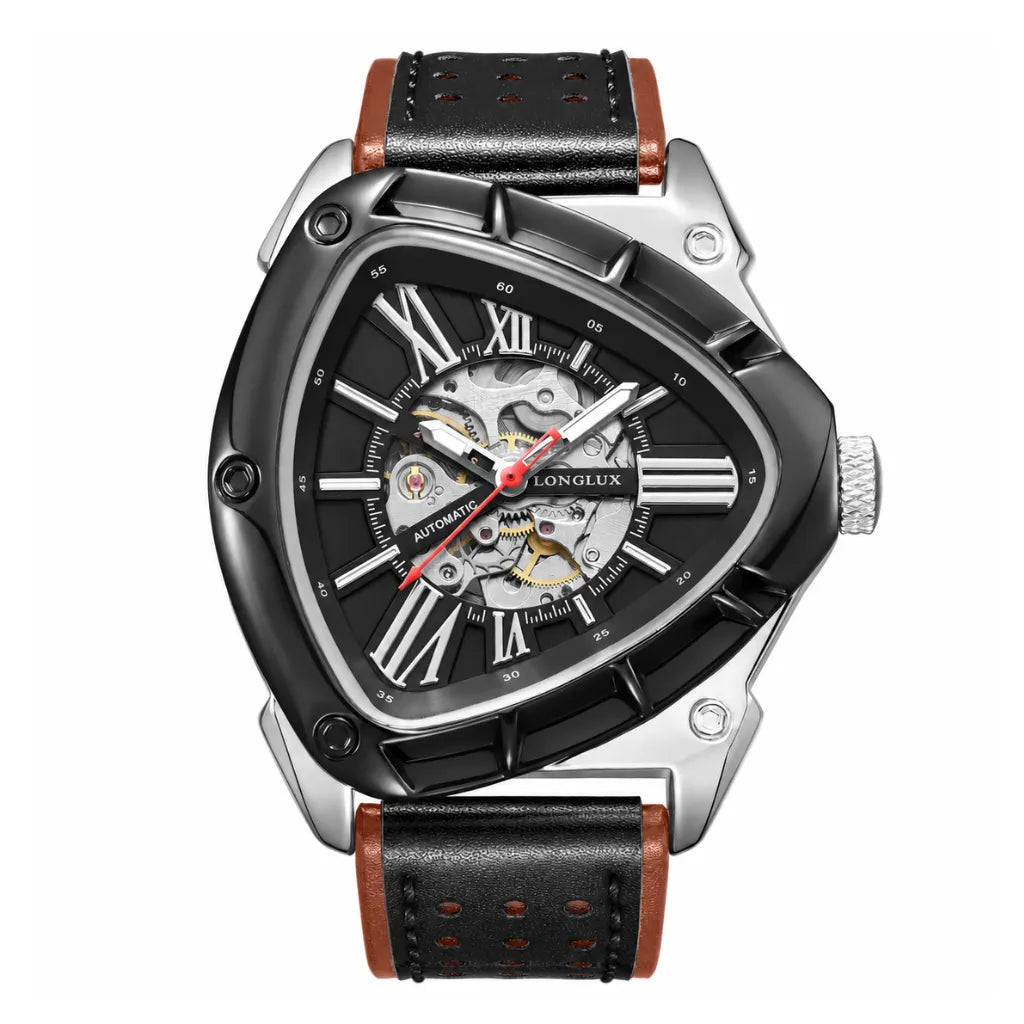 LONGLUX_Relogio_Masculino_Automatico_Esportivo-em_Couro_Preto_45MM_16
