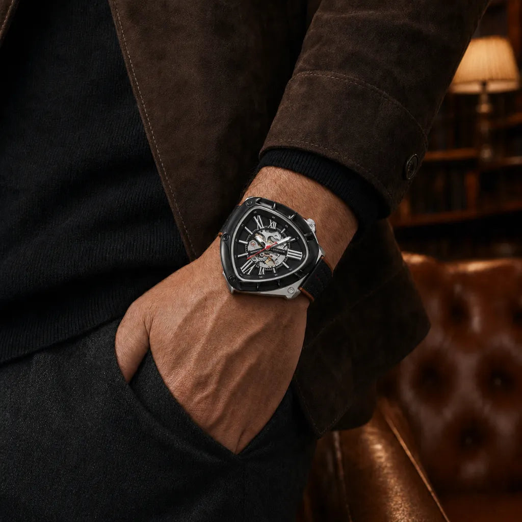 LONGLUX_Relogio_Masculino_Automatico_Esportivo-em_Couro_Preto_45MM_15