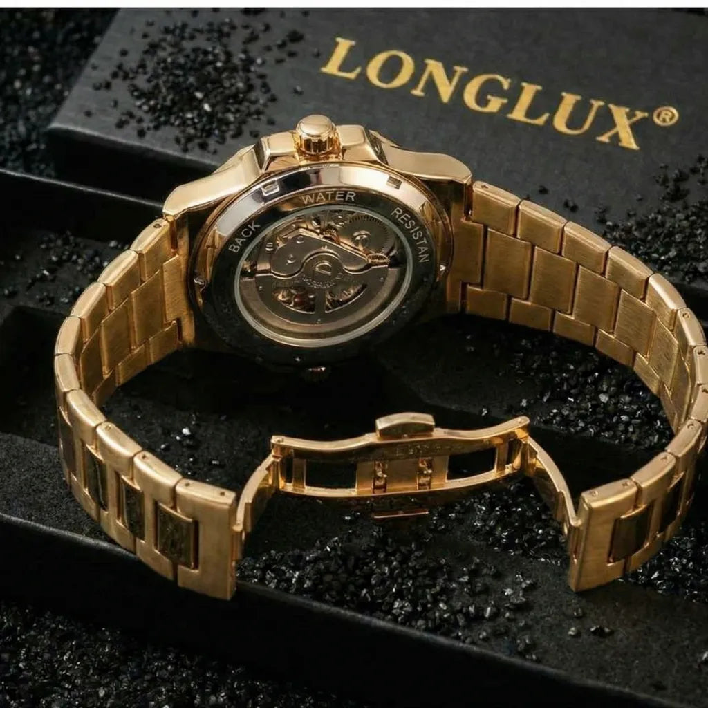 Relogio_Masculino_Dourado_LongLux_Patton