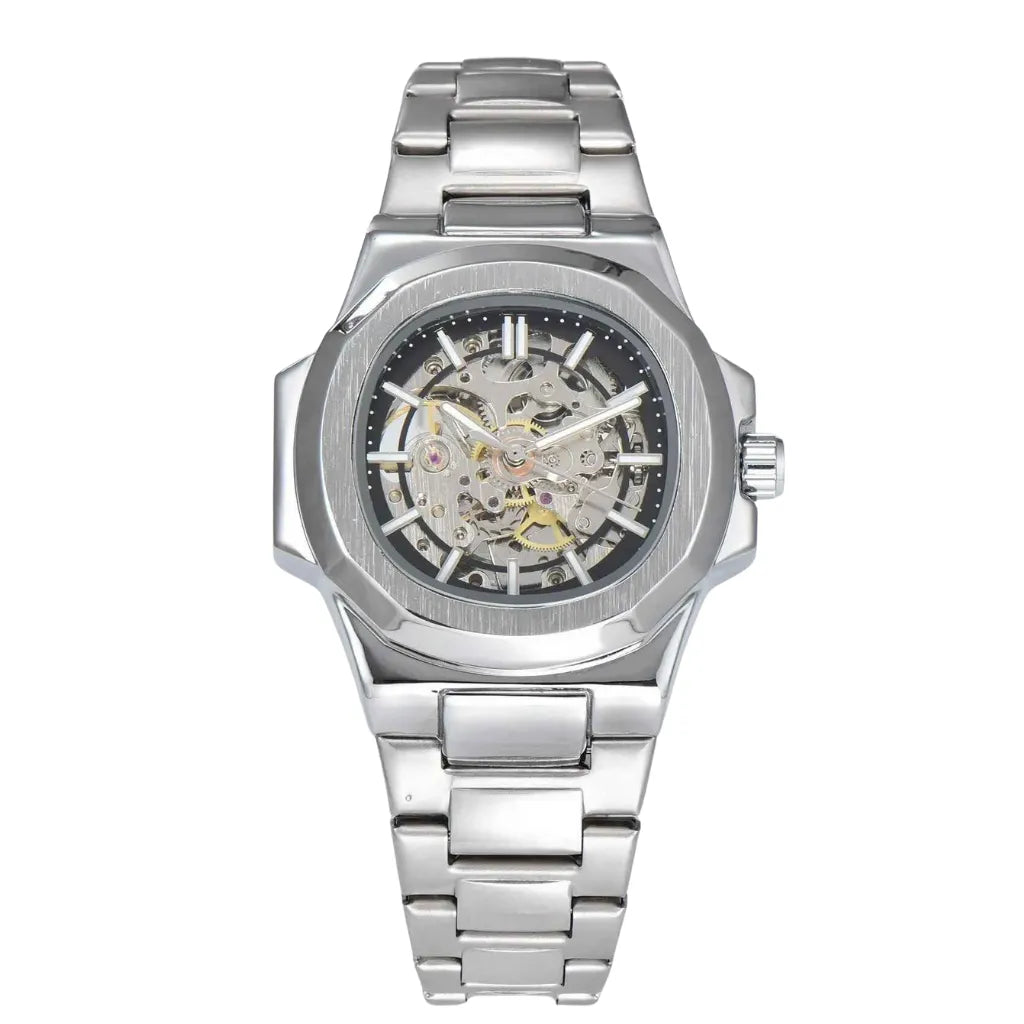 Relogio_Masculino_Prata_LongLux_Patton_BuleBlack