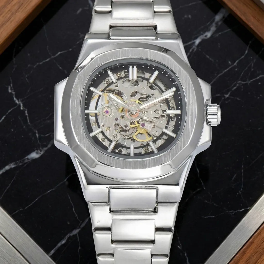 Relogio_Masculino_Prata_LongLux_Patton_BuleBlack