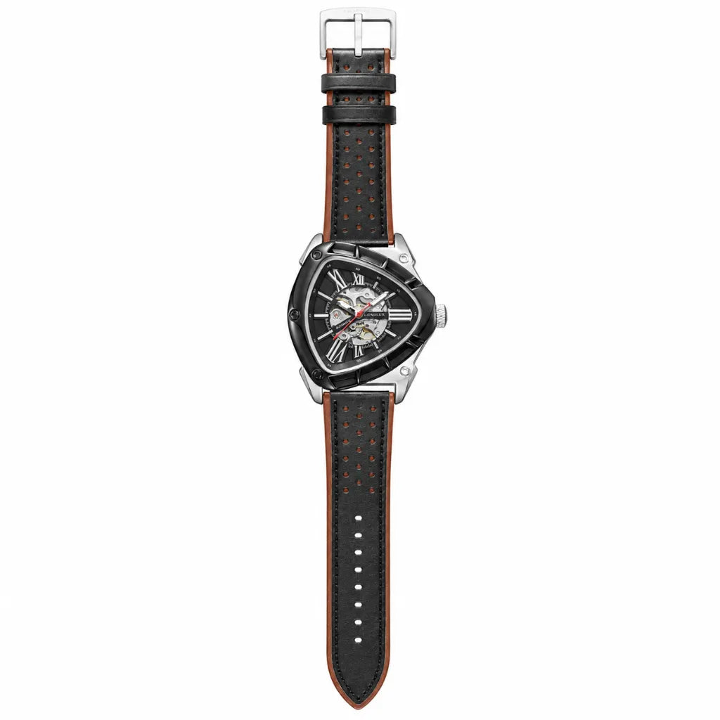 LONGLUX_Relogio_Masculino_Automatico_Esportivo-em_Couro_Preto_45MM_1