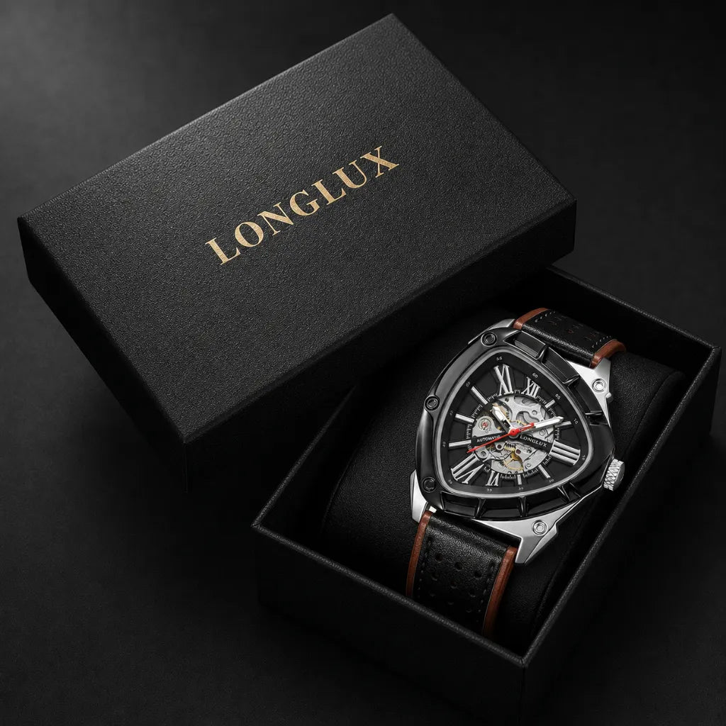 LONGLUX_Relogio_Masculino_Automatico_Esportivo-em_Couro_Preto_45MM_16